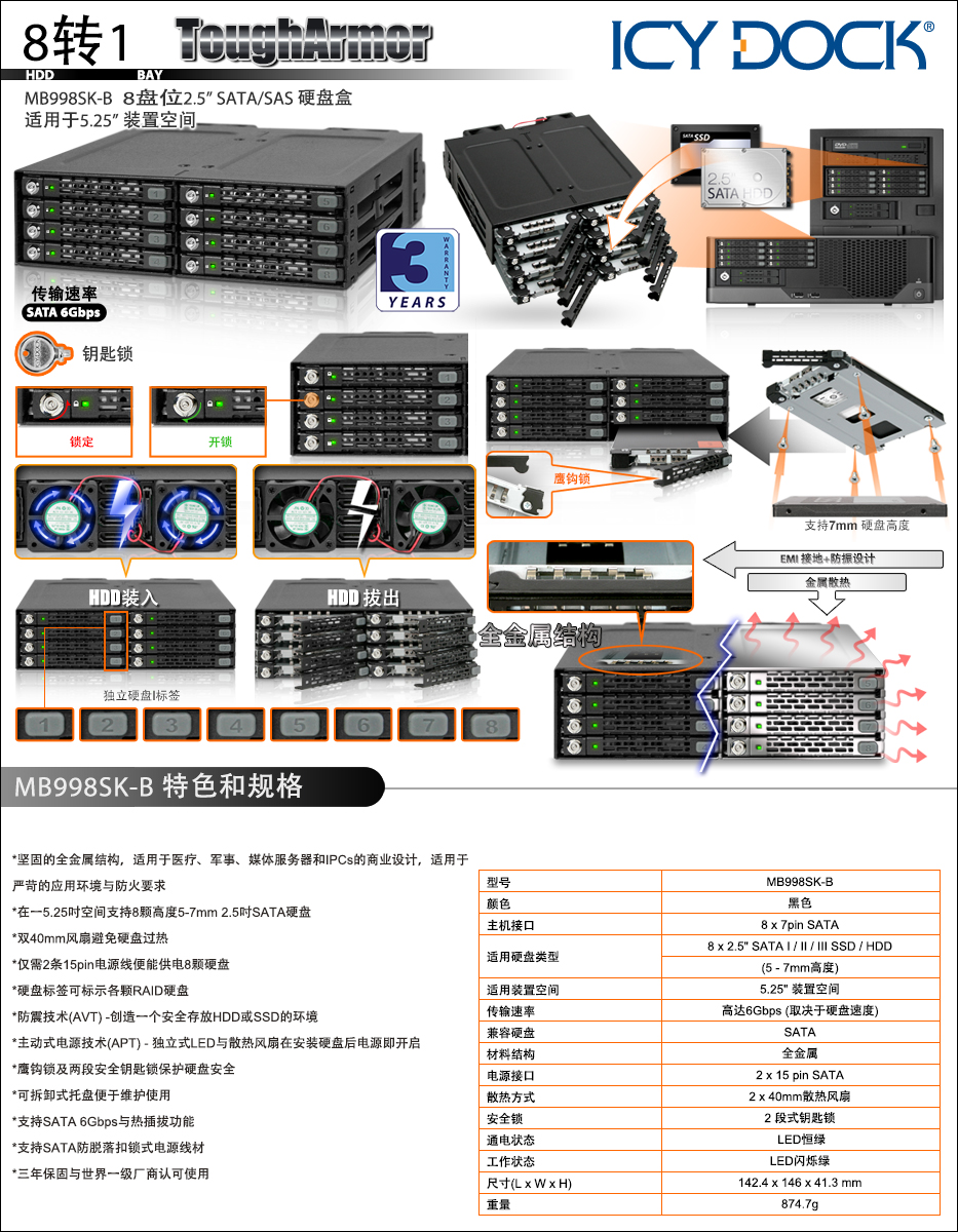 ToughArmor MB998SK-B