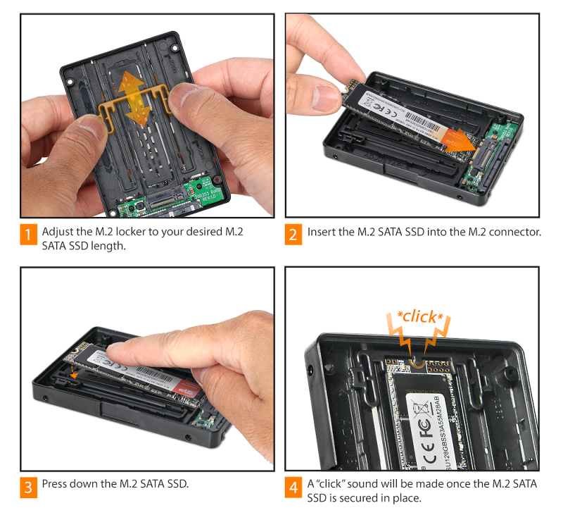 IcyBox EZConvert MB703M2P-B: van M.2 naar 2,5 (SATA) - c't