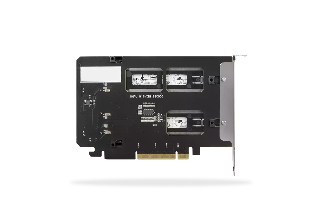 Metal Case M.2 to U.2 SSD Adapter Riser Board + Enclsoure Socket