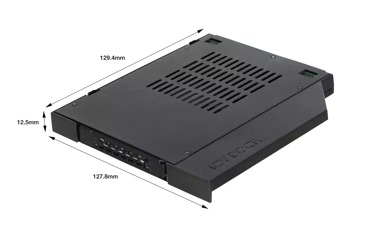 MB411SPO-1B_2.5 SSD / HDD Hot-Swap SATA Mobile Rack for 12.7mm Slim  CD/DVD-ROM Optical Bay