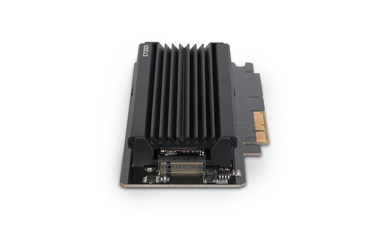 MB987M2P-2B_1 x M.2 NVMe SSD to PCIe 4.0 x4 Adapter with Heat Sink