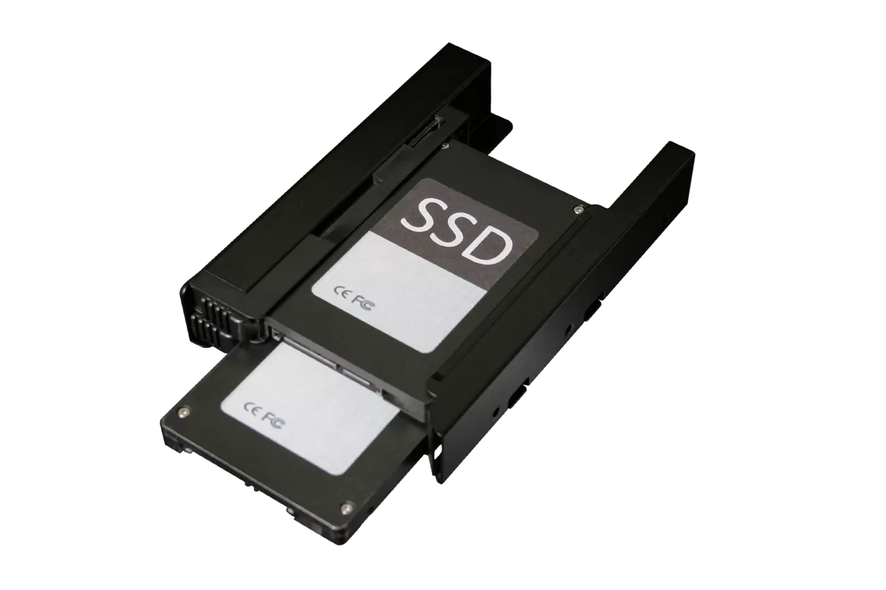 Corsair Dual SSD Mounting Bracket (3.5” Internal Drive Bay to 2.5, Easy  Installation) White